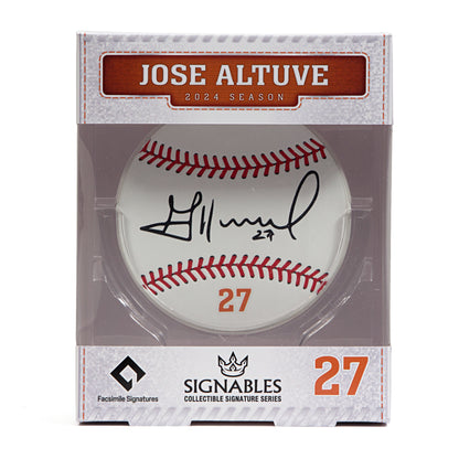 José Altuve MLBPA 2024 Collection Signables Baseball Sports Collectible Digitally Signed