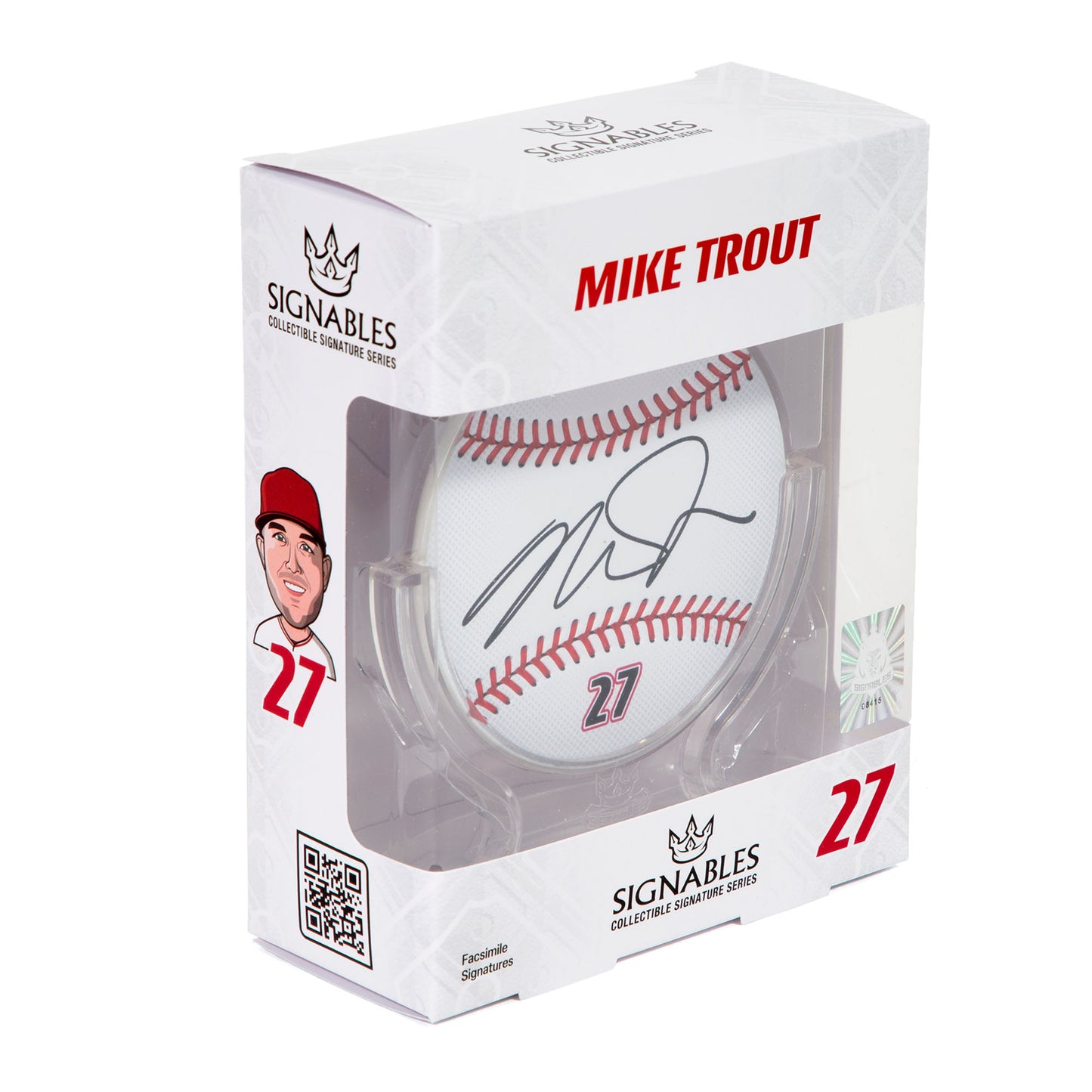 Mike Trout MLBPA Signables Baseball Sports Collectible Digitally Signed