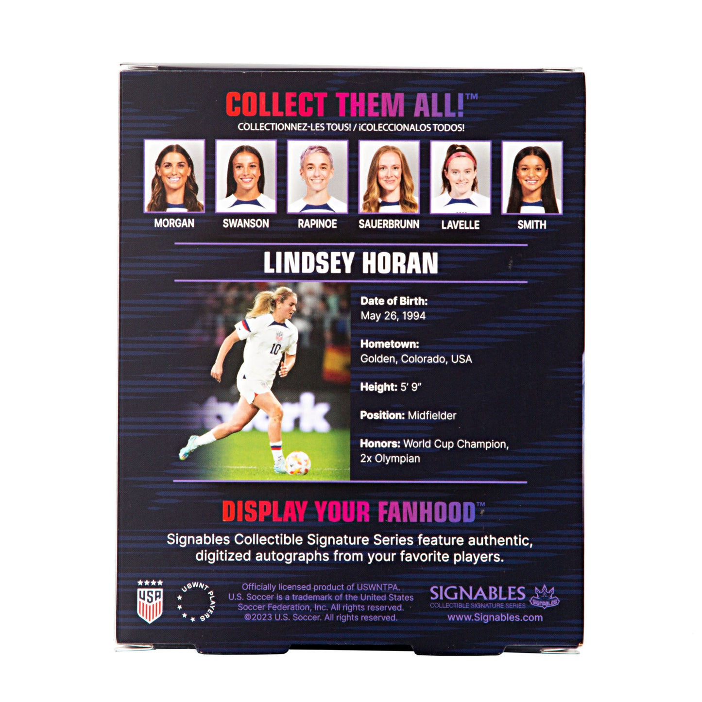 Lindsey Horan USWNT Signables Collectible