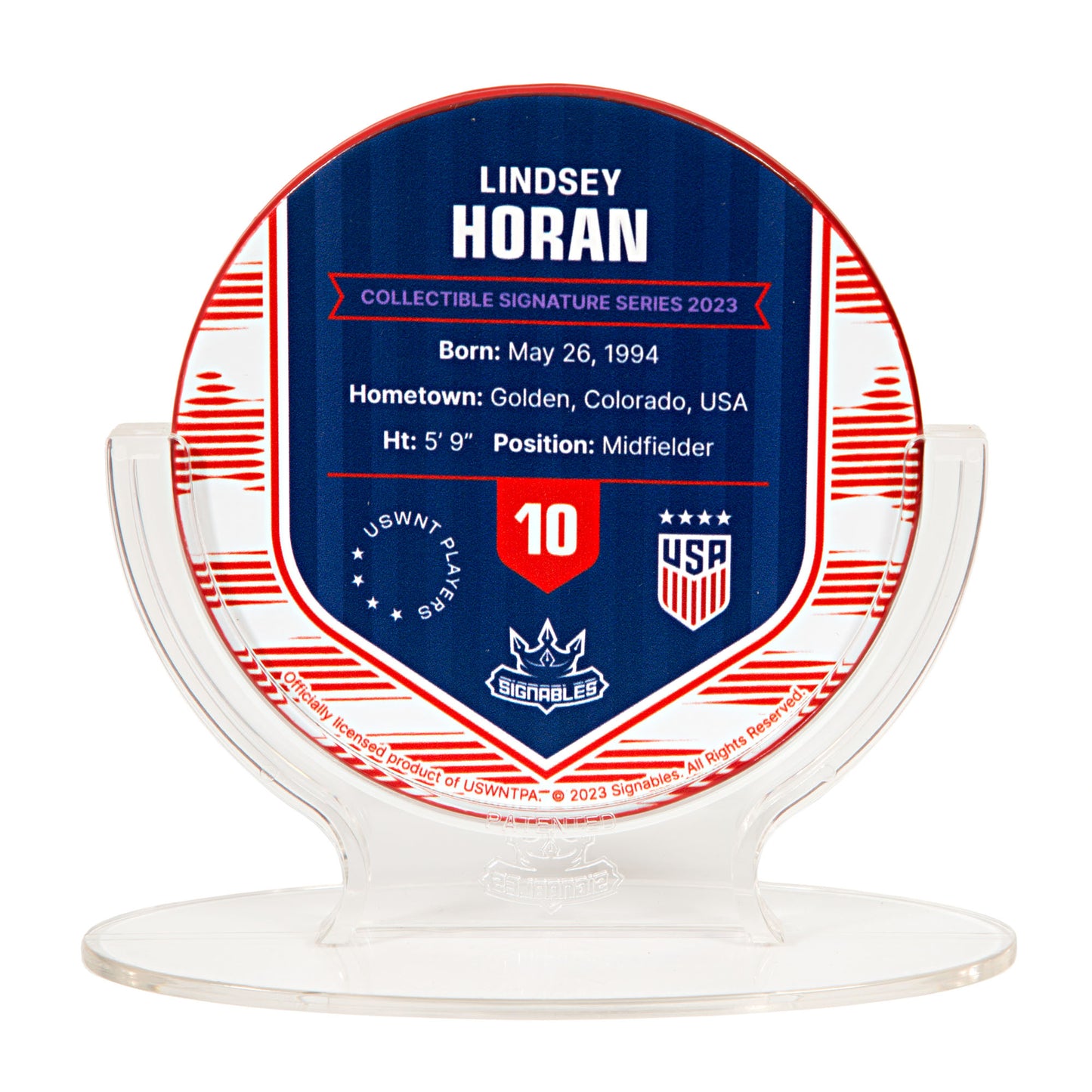 Lindsey Horan USWNT Signables Collectible