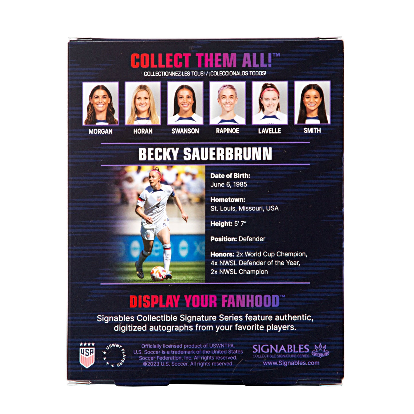 Becky Sauerbrunn USWNT Signables Collectible