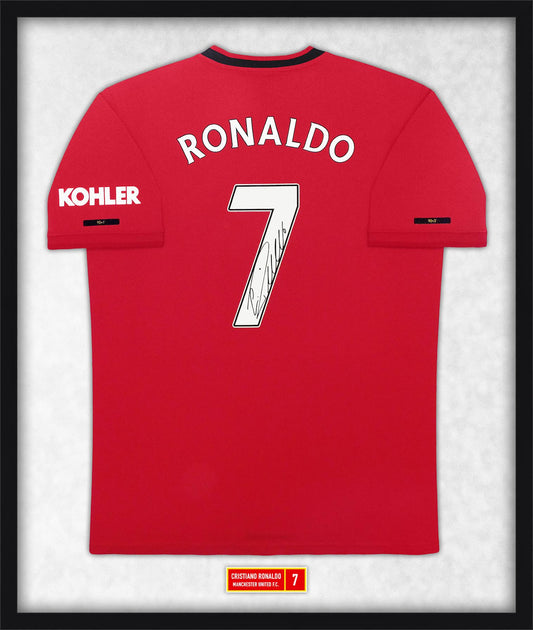 Cristiano Ronaldo Authentically Signed Man United Jersey