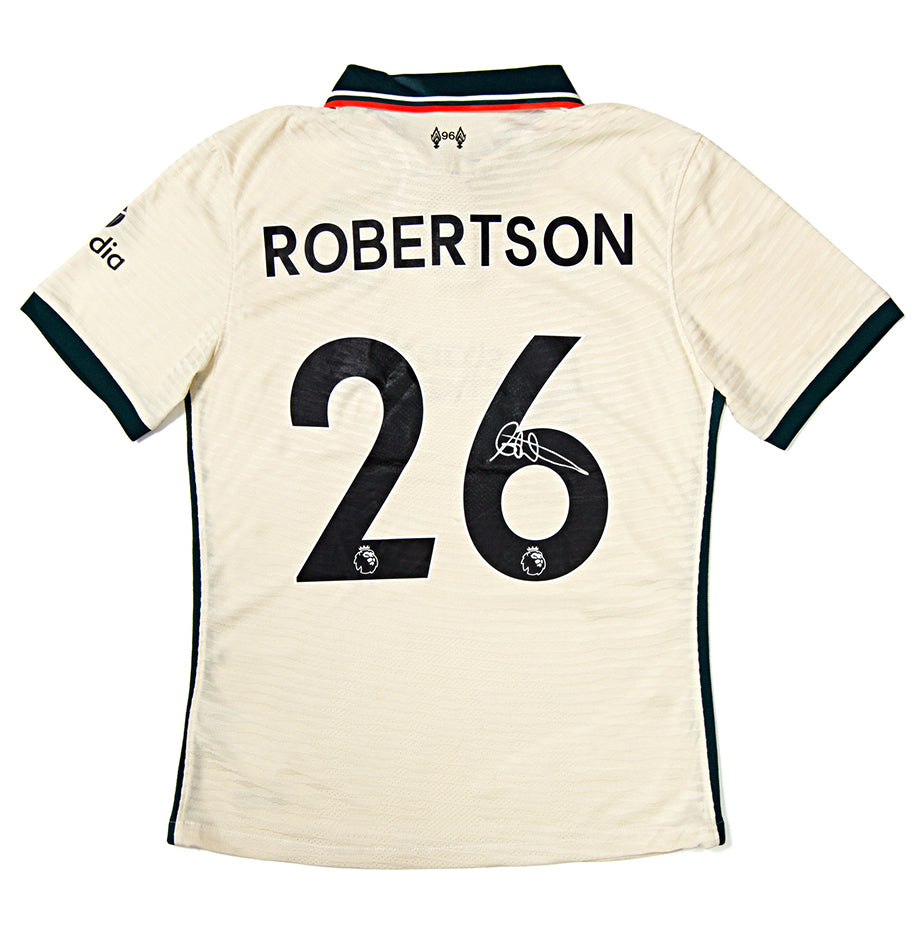 Andy Robertson Authentically Signed Liverpool Away Jersey