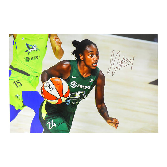 Authentically Signed Jewell Loyd Photograph