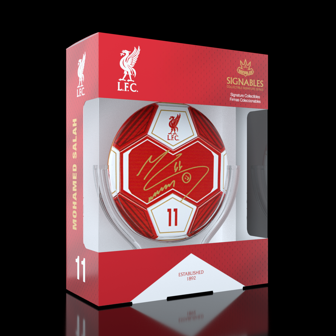 Mohamed Salah - Liverpool F.C. Signables Collectible for the biggest EPL fans