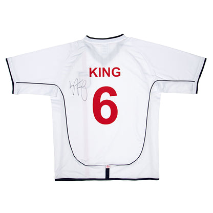 Ledley King Authentically Signed England Home Jersey