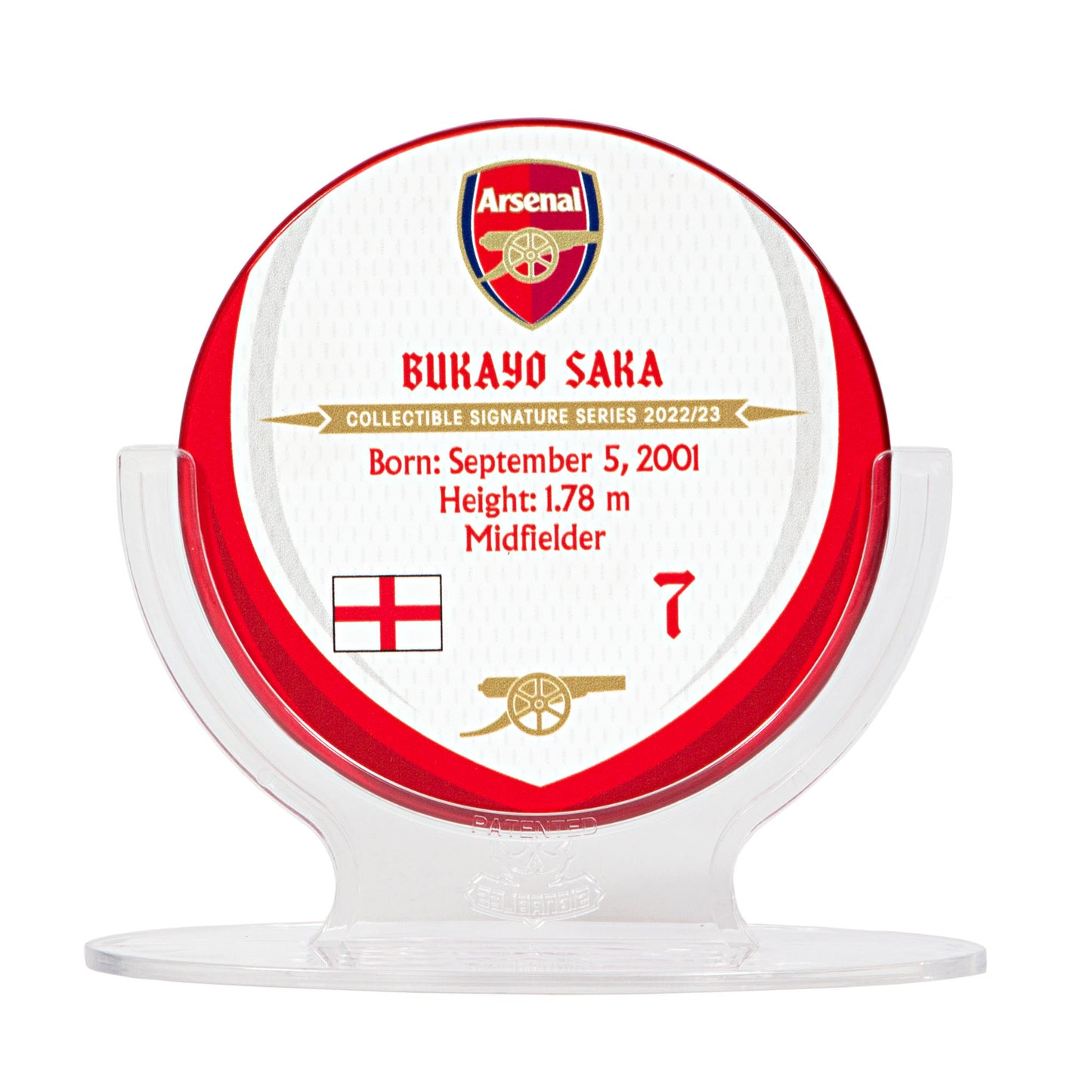 Bukayo Saka - Arsenal F.C. 2022-23 Signables Collectibles for the biggest EPL fans