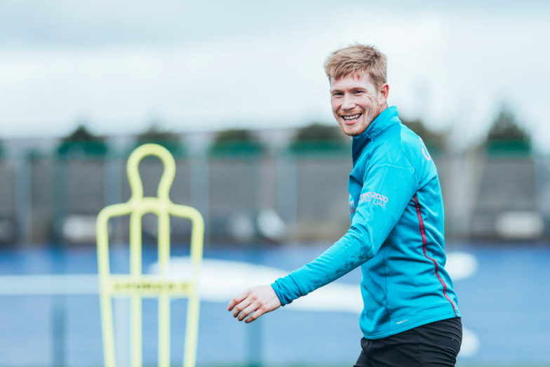 Kevin De Bruyne is ready for the Manchester Derby 