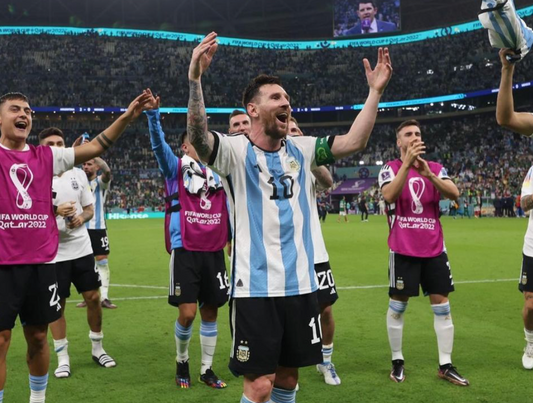 Lionel Messi and Argentina are headed to the World Cup Final. 
