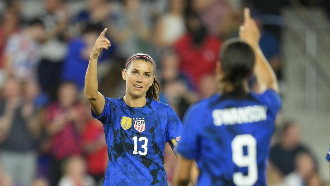 Alex Morgan has a strong 2023 World Cup on her mind. 