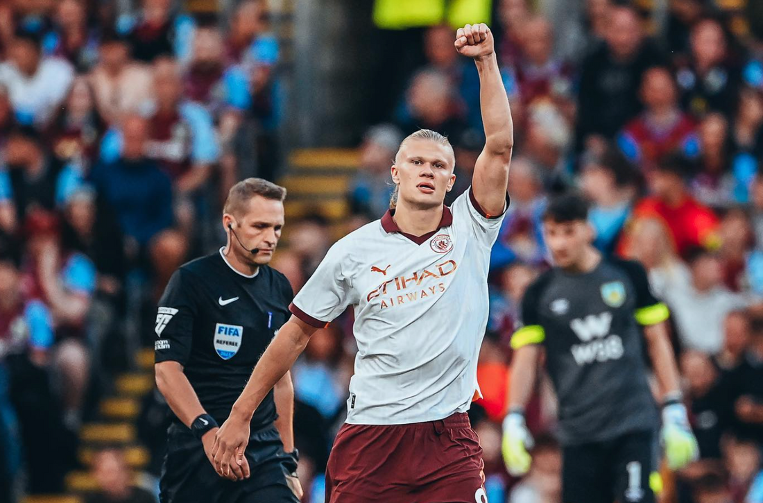 Erling Haaland was brilliant in the Man City win over Burnley. 