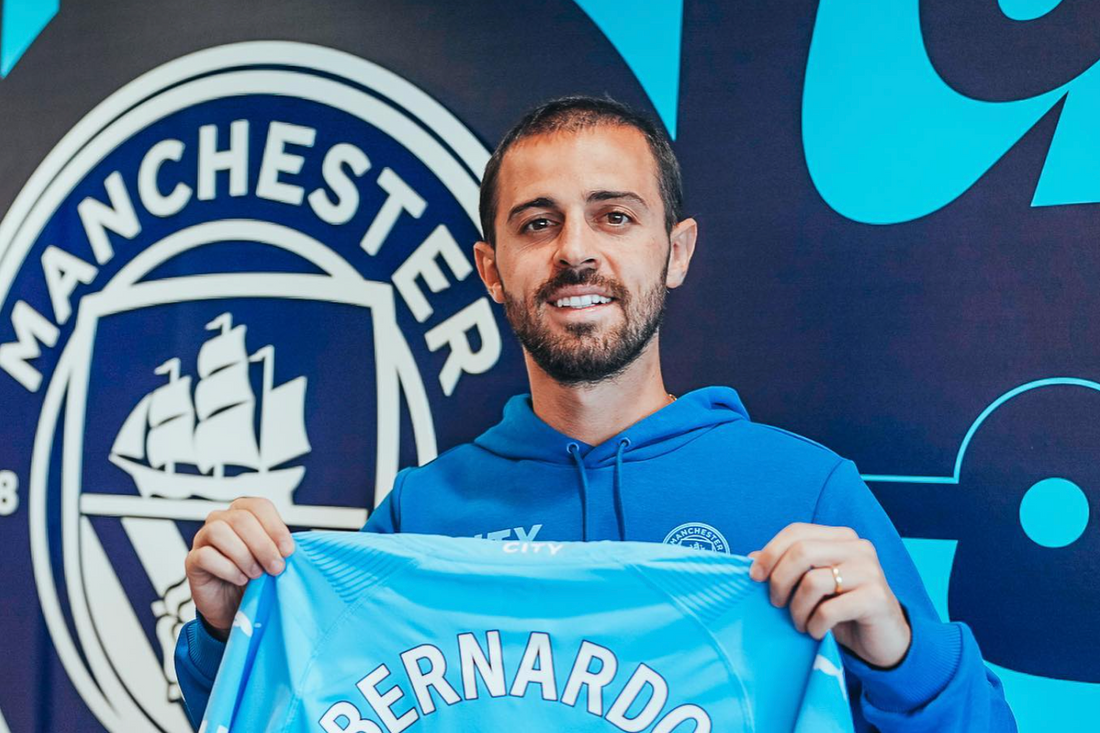 Bernardo Silva has signed an extension with Manchester City. 