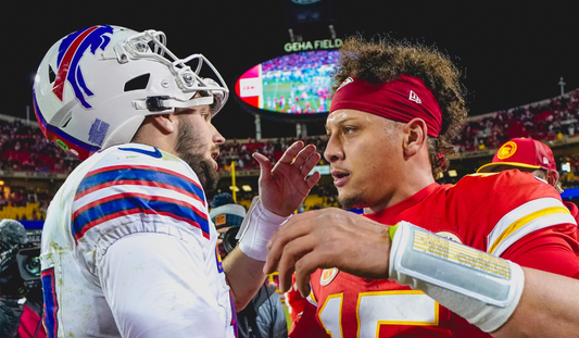 Patrick Mahomes and the Chiefs are hoping to upset the Bills on Sunday. 