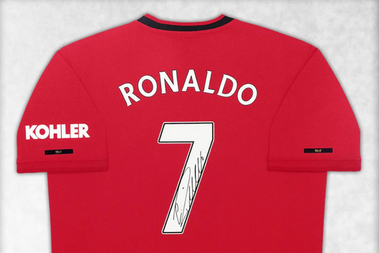 Signed Cristiano Ronaldo Manchester United jersey 