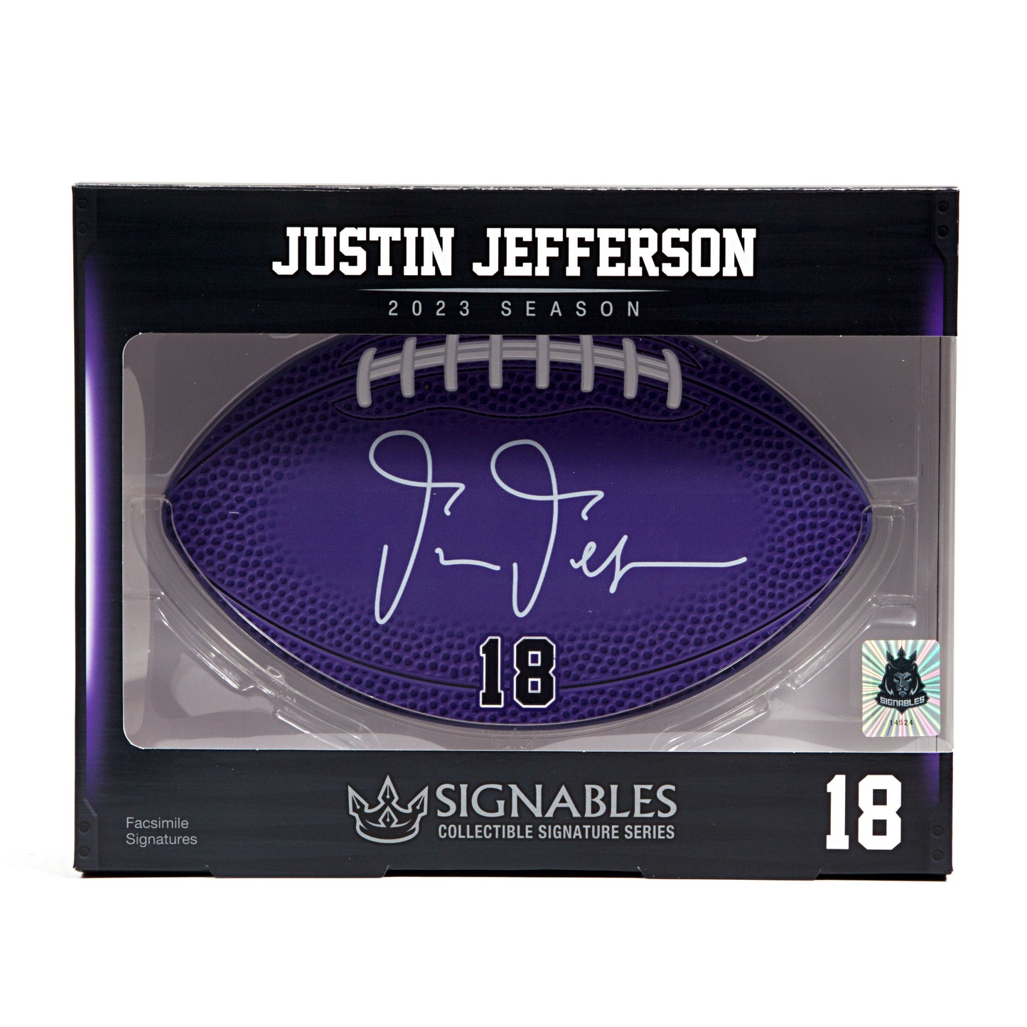 Justin Jefferson - NFLPA 2023 Signables Collectible