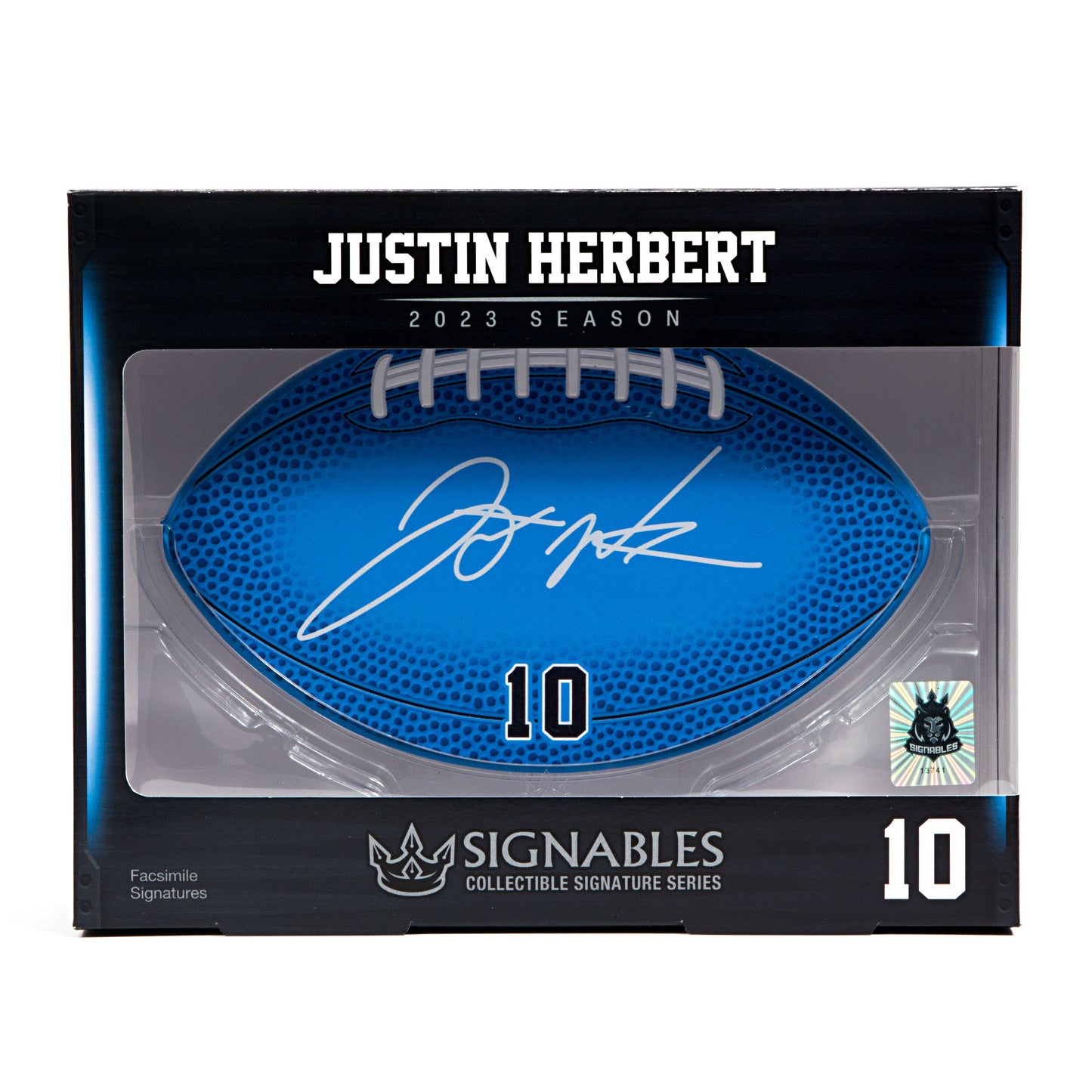 Justin Herbert NFLPA 2023 Sports Collectible Digitally Signed