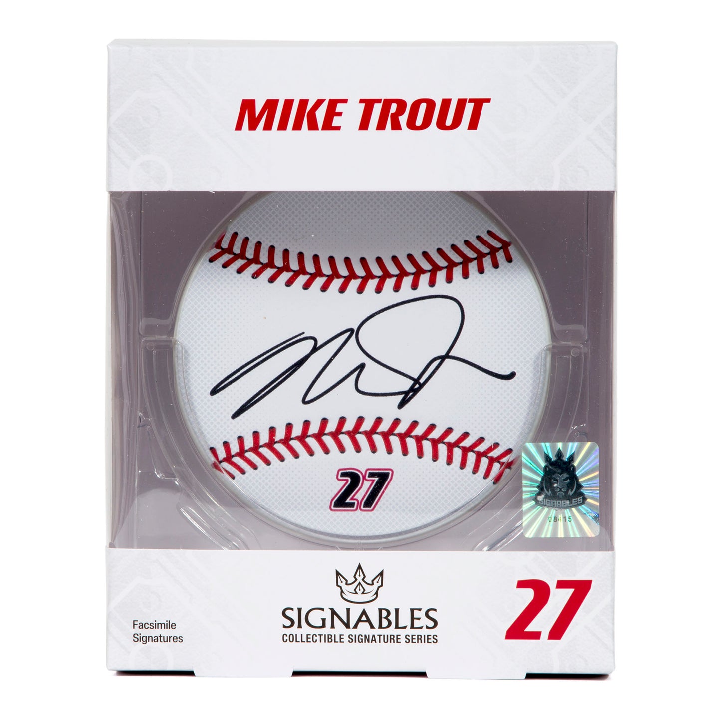 Mike Trout MLBPA Signables Baseball Sports Collectible Digitally Signed