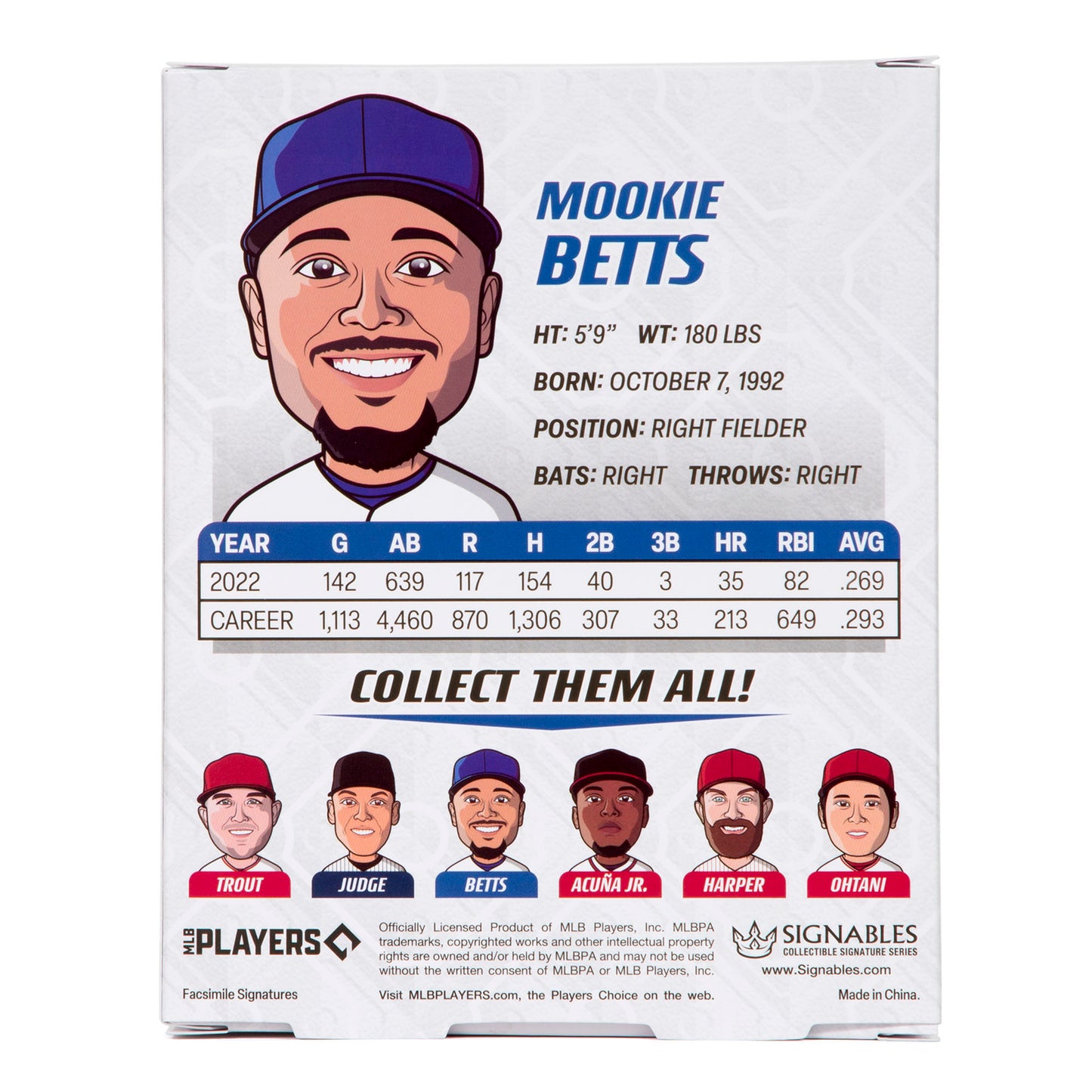 Mookie Bets MLBPA Signables Collectible