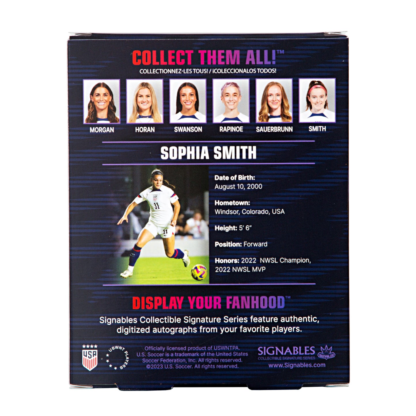 Sophia Smith USWNT Signables Collectible