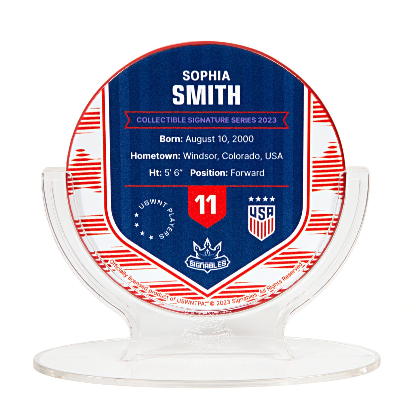 Sophia Smith USWNT Signables Collectible