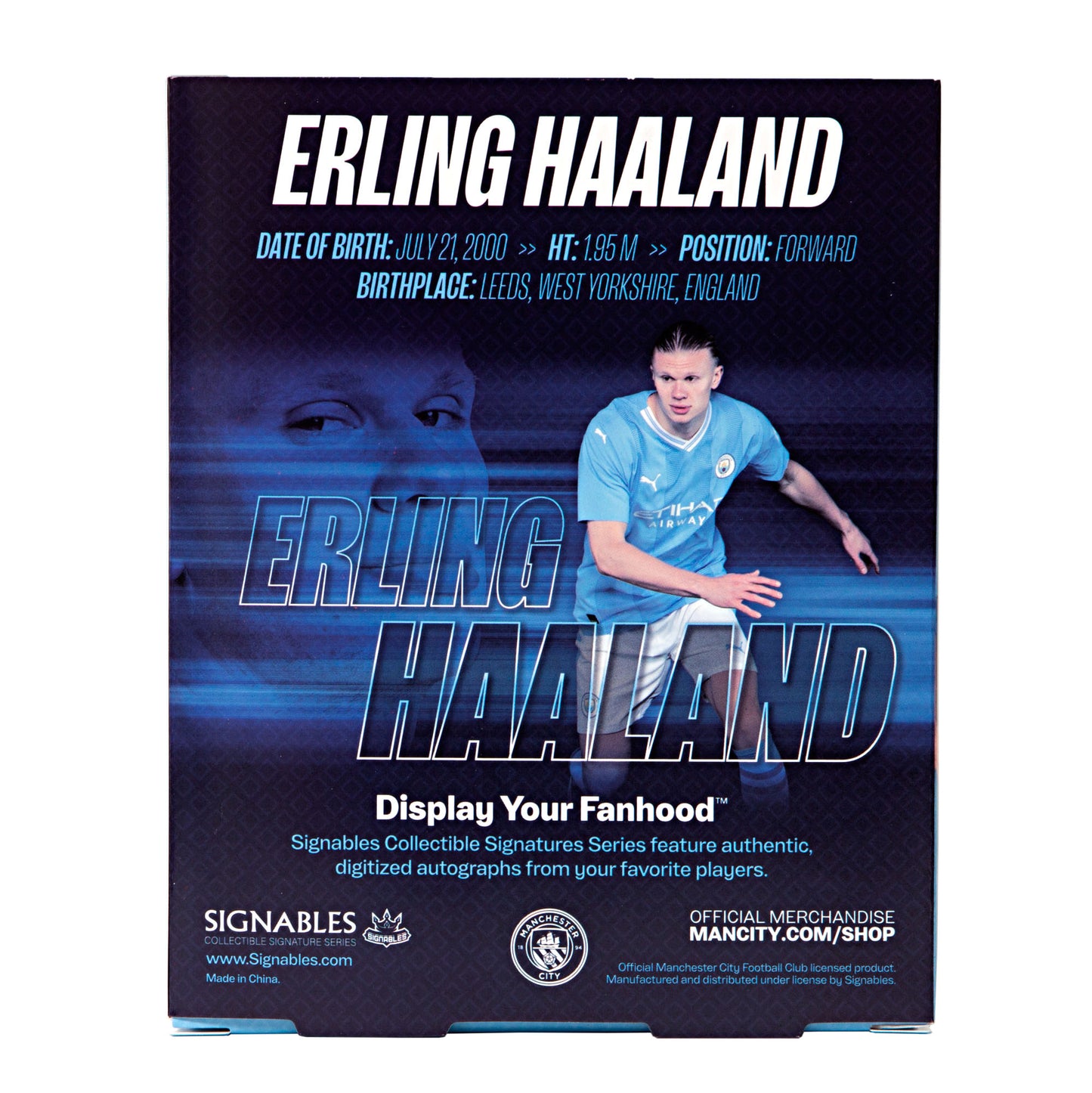 Erling Braut Haaland - Manchester City F.C. 2023-2024 Signables Sports Collectible with Facsimile Signature