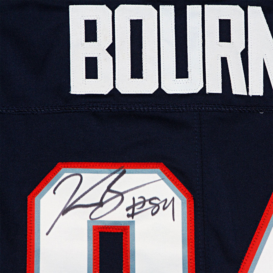 Authentically Signed Kendrick Bourne Replica Patriots Home Jersey