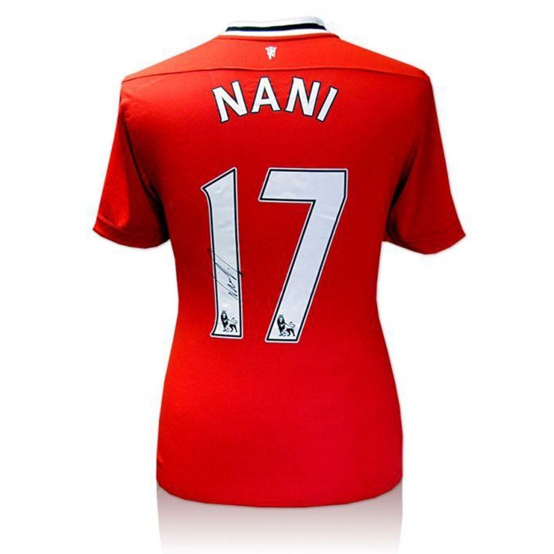 Authentically Signed Luis Nani Manchester United Jersey
