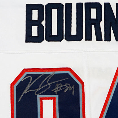 Authentically Signed Kendrick Bourne Replica Patriots Away Jersey