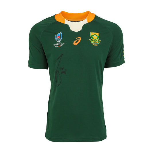 Authentically Signed Tendai "Beast" Mtawarira Springboks Rugby World Cup Jersey 2019