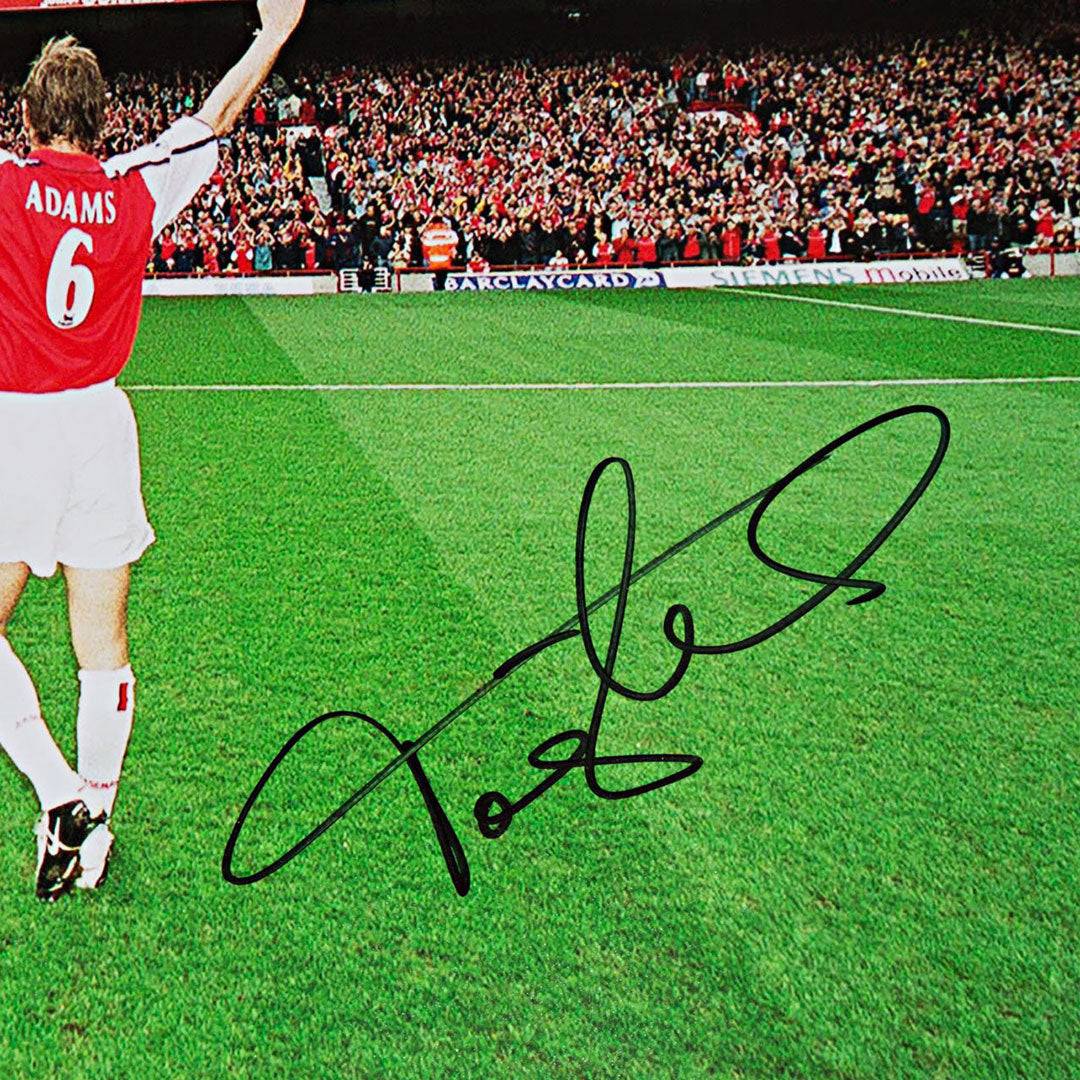 Tony Adams Authentically Signed 500th Match Image