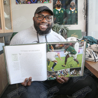 Authentically Signed Tendai "Beast" Mtawarira Stronger Together Book