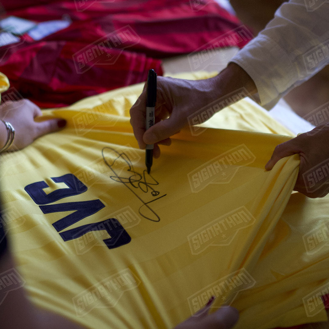 Tony Adams Authentically Signed Arsenal 1985 Centenary Away Jersey