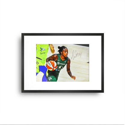 Authentically Signed Jewell Loyd Photograph