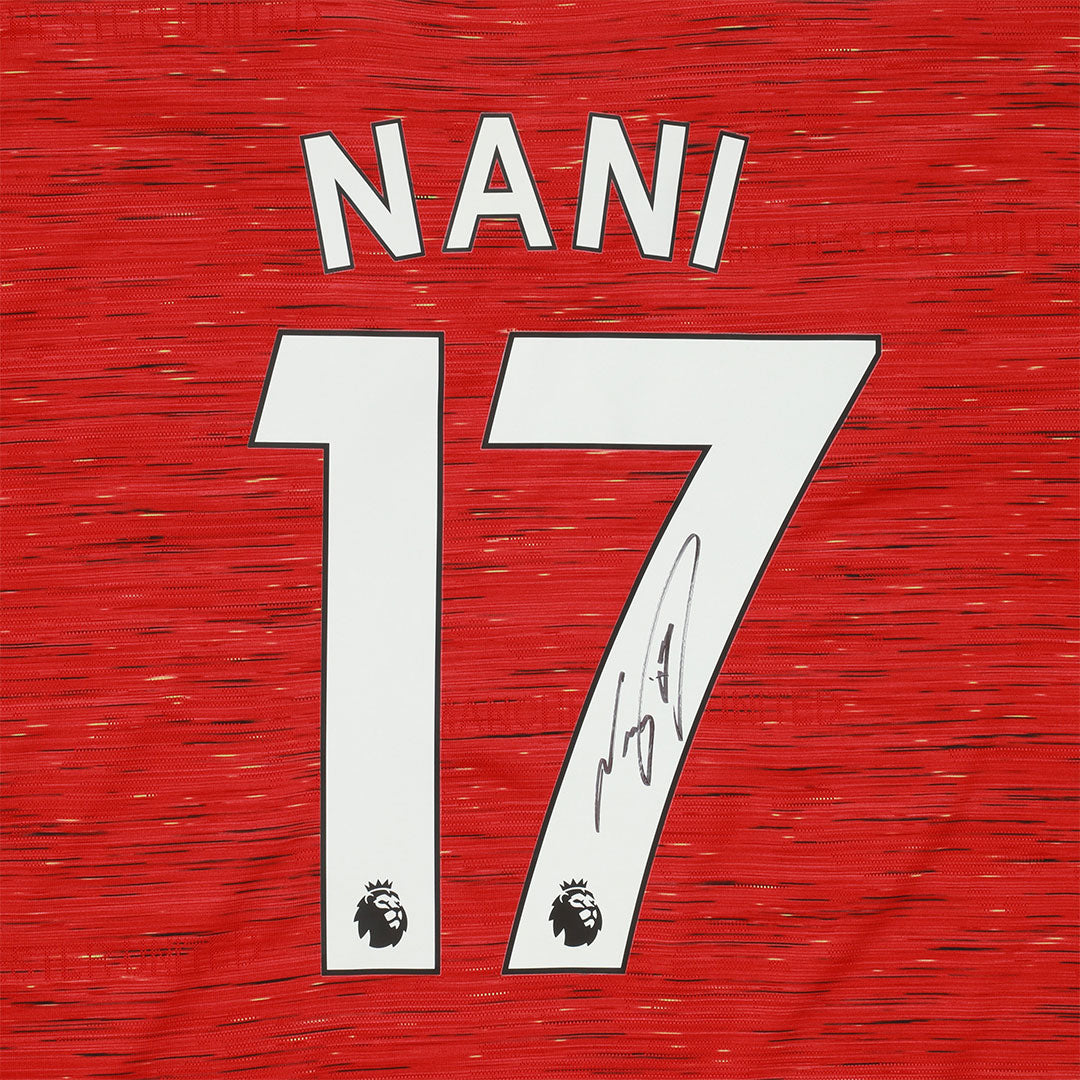Authentically Signed Luis Nani Manchester United Jersey