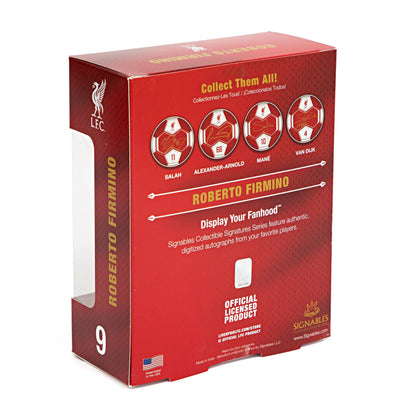Firmino- Liverpool F.C. Signables Collectible Box Back