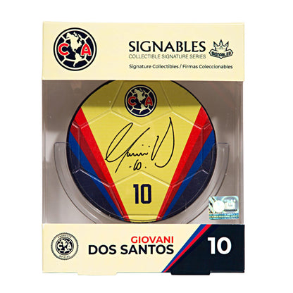 Giovani dos Santos - Club America Signables Collectible Box Front