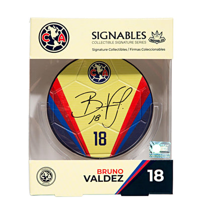 Bruno Valdez - Club America Signables Collectible Box Front