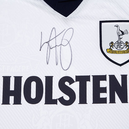 Ledley King Authentically Signed Spurs Retro Jersey