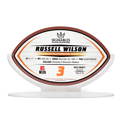 Russell Wilson - NFLPA Signables Collectible Facsimile Signature