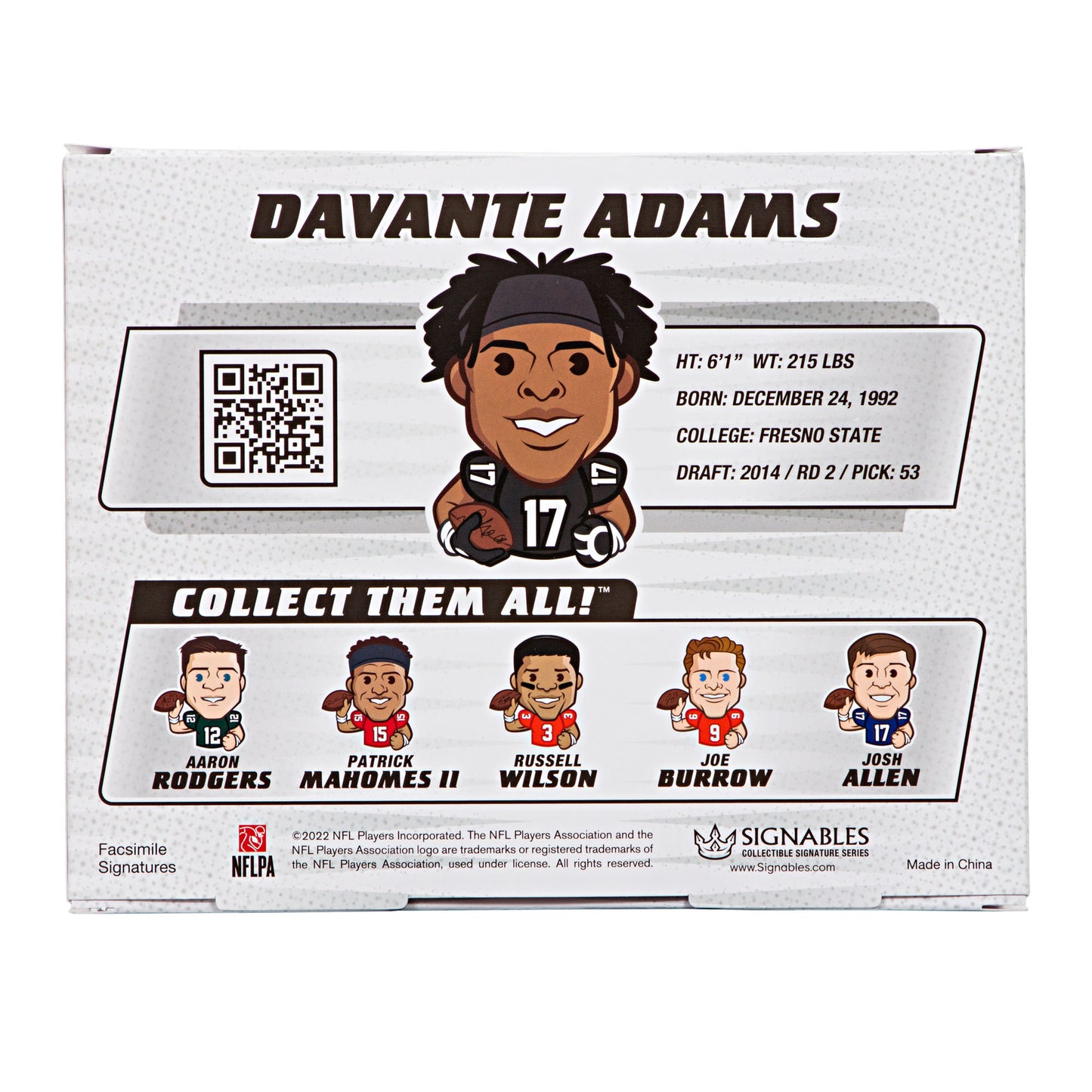 Davante Adams - NFLPA Signables Collectible